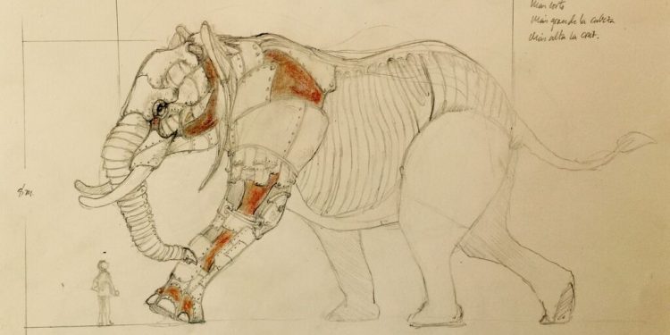 Un espectacular elefante de 15 toneladas presidirá la plaza exterior de BIOPARC Valencia