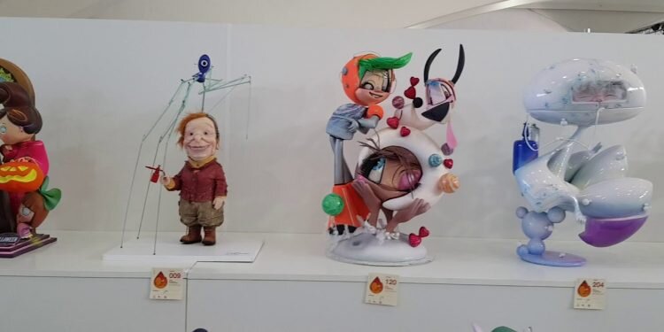 Exposición del Ninot 2018 vídeos de la sección infantil