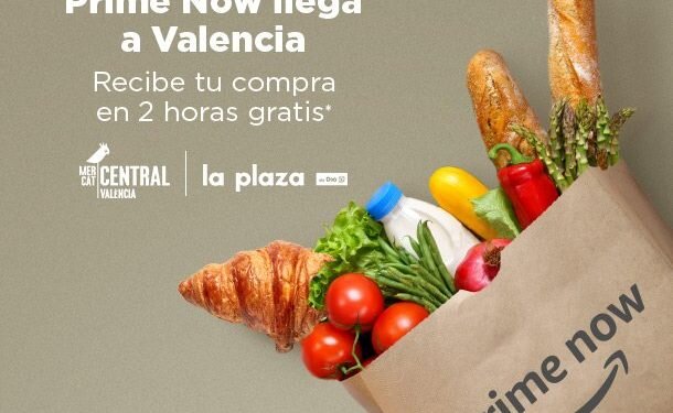 Nuevo en Amazon: Prime Now llega a Valencia
