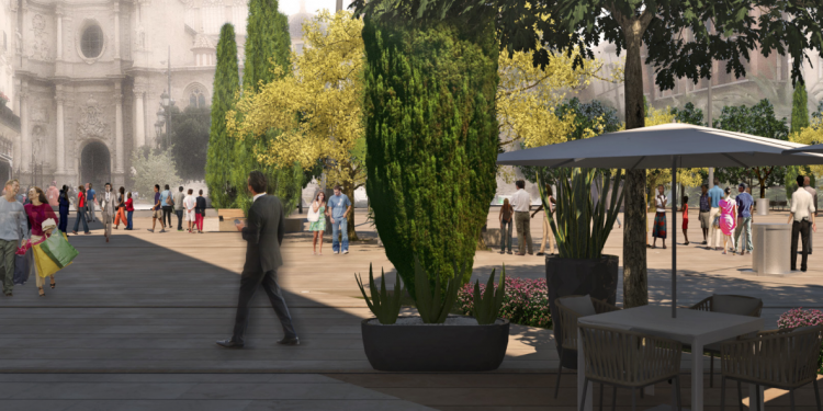 El Ayuntamiento recupera la plaza de la Reina para la ciudadanía como espacio peatonal de convivencia