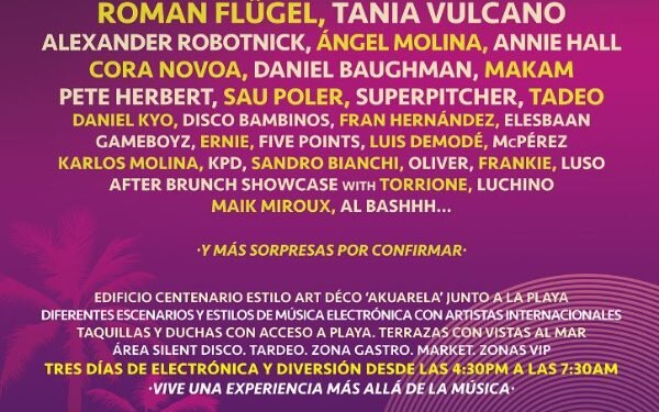 ElectroSplash -que, en esta edición de 2018, se celebrará los días 27, 28 y 29 de abril