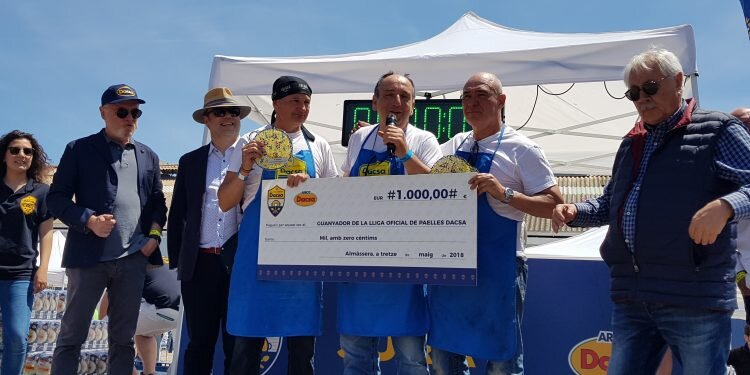 La paella matemática del equipo “Rocafort Running gana la “Liga Oficial de Paellas Dacsa” 2018