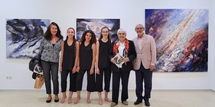 Aurora Valero inaugura su exposición «Mitos Mediterráneos y Espacios Cósmicos» en Alboraya