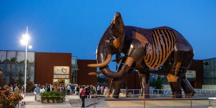 Escipión ya preside la plaza exterior de BIOPARC Valencia