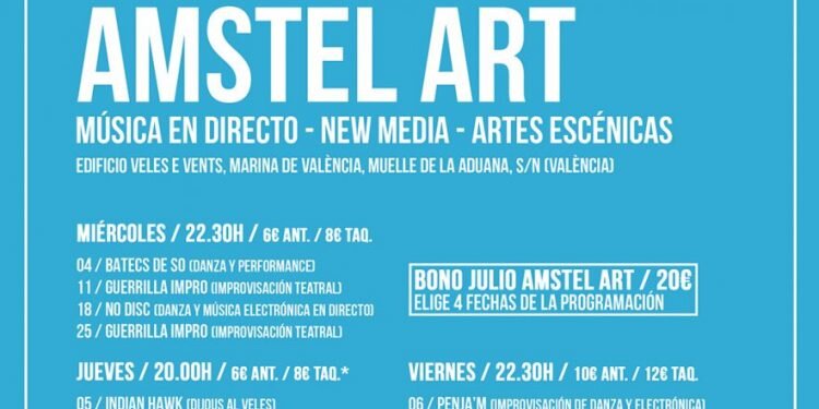 Arranca la programación estival del Amstel art este fin de semana con danza y conciertos