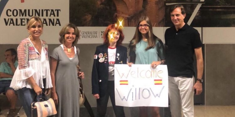 Rotary Club Valencia da la bienvenida a nuestra inbound Willow Chester