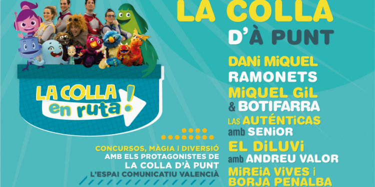 À Punt presenta la seua programació infantil i familiar a Castelló amb el festival itinerant ‘La Colla en Ruta’
