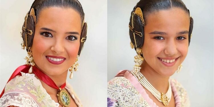 Marina Civera y Sara Larrazábal, falleras mayores 2019