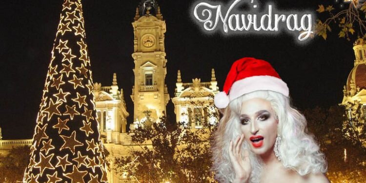 Navidrag: una drag queen organiza un tour de libre pago por los belenes de Valencia