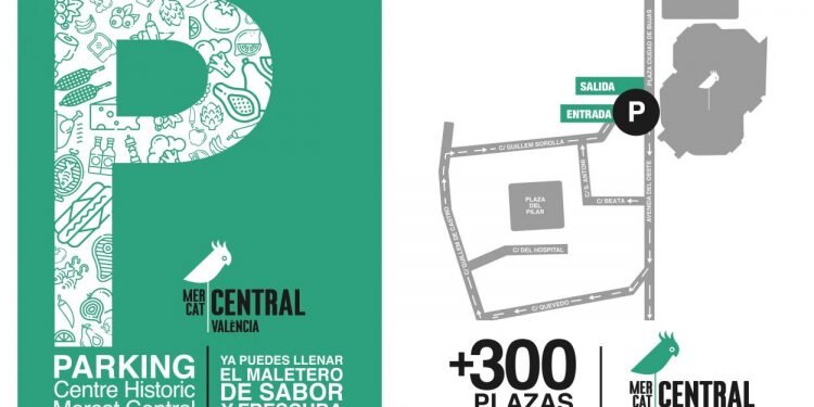 Los clientes del Mercado Central podrán utilizar el parking de Ciudad de Brujas a partir del viernes