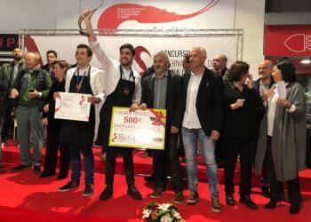 El chef Alejandro Serrano, del Restaurante Alejandro, ganador de la 8ª edición del Concurso Creativo de la Gamba Roja de Dénia