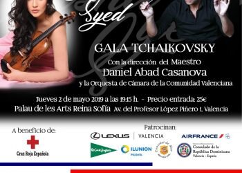 Valencia y la República Dominicana se unen en un concierto el 2 de Mayo con la violinista Aisha Syed y el Maestro Daniel Abad