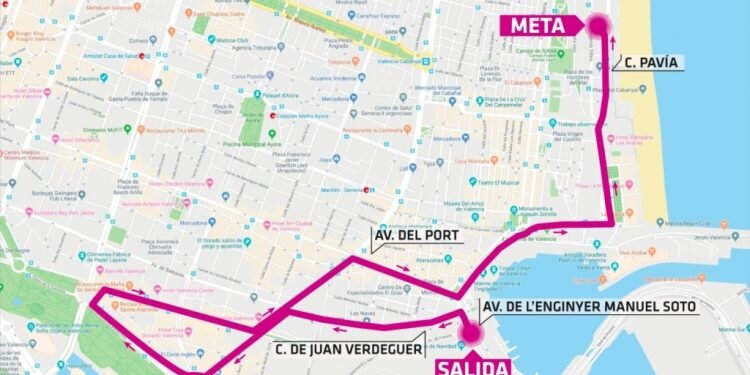 Carrera de la Mujer domingo 7 de abril en Valencia