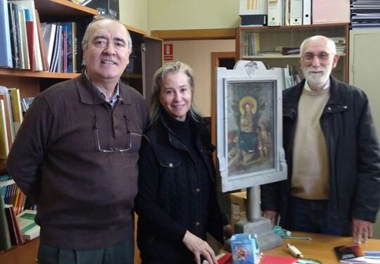 La Universitat de València entrega a Potries la obra restaurada de la Divina Pastora