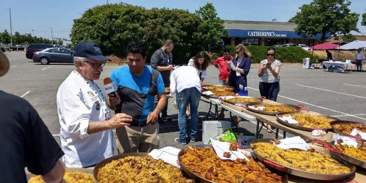 Pistoletazo de salida de la 59 edición del Concurso Internacional de Paella Valenciana de Sueca des de los EEUU