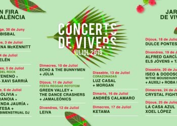 Los conciertos de Viveros 2019 arrancan este domingo con 18 espectáculos