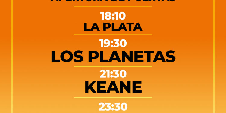 Ya disponibles los horarios del 4ever Valencia Fest