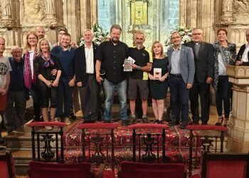 Antonio Aiardi, primer peregrino internacional en recorrer a pie los 518 kms del camino del Santo Grial