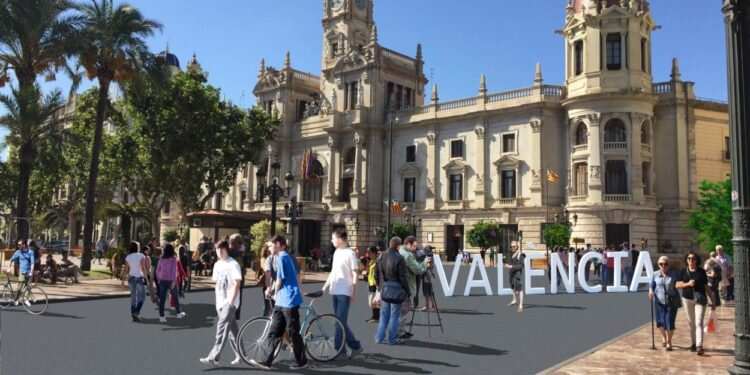 La plaça de L’Ajuntament será definitivamente peatonal a partir del 20 de marzo de 2020
