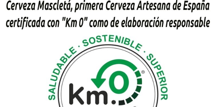 Cerveza Mascletá, primera cerveza artesana de españa certificada con km 0 como de elaboración responsable