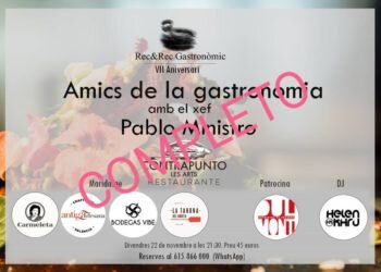 Amics de la gastronomia 2019 VII aniversario REC&REC