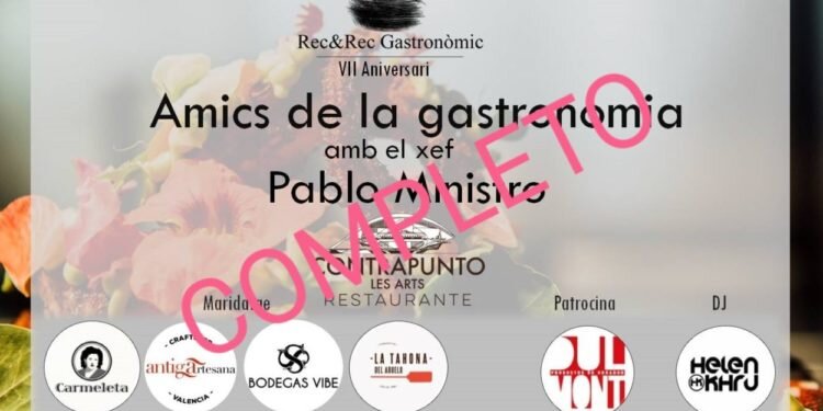 Amics de la gastronomia 2019 VII aniversario REC&REC