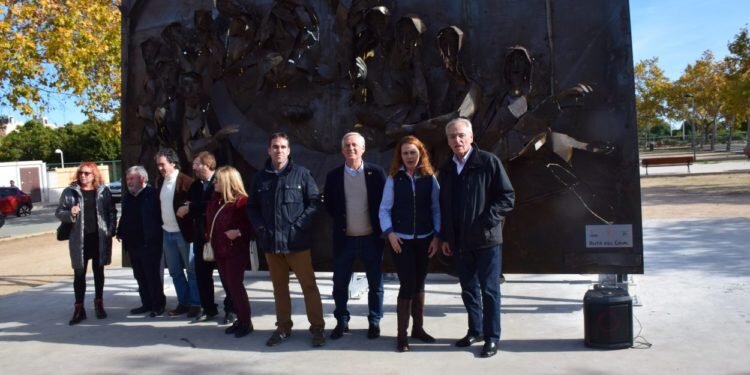 Inaugurada la segunda escultura del Camino del Santo Grial en Massamagrell