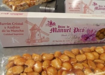 Una empresa de Xixona crea un turrón con azafrán de la DO La Mancha