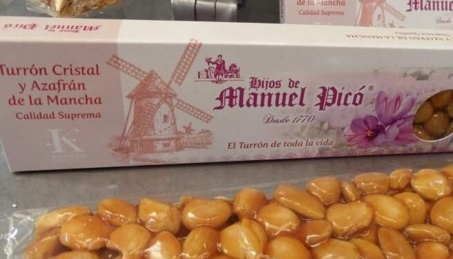 Una empresa de Xixona crea un turrón con azafrán de la DO La Mancha