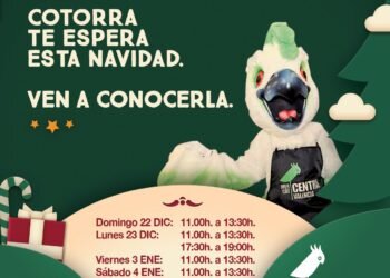 La mascota ‘Cotorra’ visitará el Mercado Central en Navidad para encontrarse con los niños
