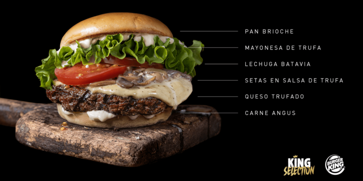 BURGER KING® lanza King selection, su plataforma más premium de hamburguesas con 150 gramos de carne angus