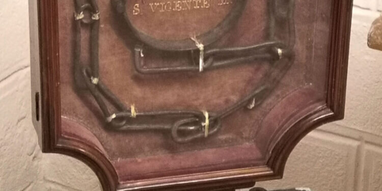 La Catedral exhibe para su veneración la cadena y la argolla del martirio de San Vicente en el siglo IV