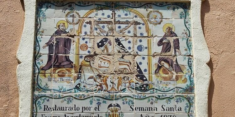 Retablo cerámico Ntra. Sra. de los Dolores