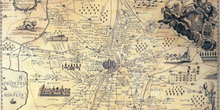 El plano perdido del jesuita Cassaus de Valencia que quería Napoleón
