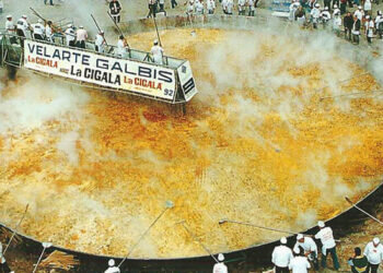 8 de marzo del año 1992 El Récord Guinness de la paella que se batió en Valencia