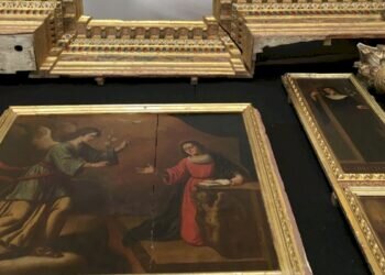 Descubierto un retablo inédito del siglo XVI en los fondos museísticos de la Catedral de Orihuela