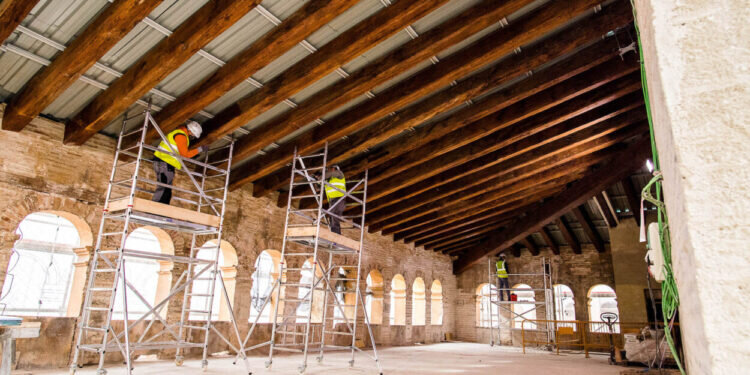 El Centro de Arte Hortensia Herrero inicia la última fase de las obras del palacio Valeriola