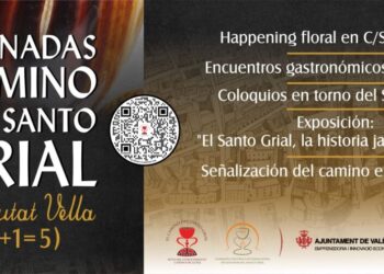La Concejalía de Emprendimiento e Innovación Económica, Valènciactiva patrocina las I Jornadas del Camino del Santo Grial en Ciutat Vella (1+1=5)