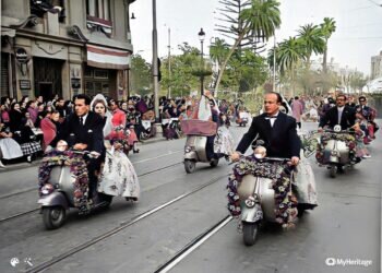 Breve historia de la Ofrenda de fallas a la Virgen de los Desamparados