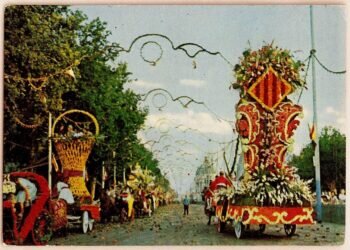 Breve reseña de la batalla de flores de Valencia