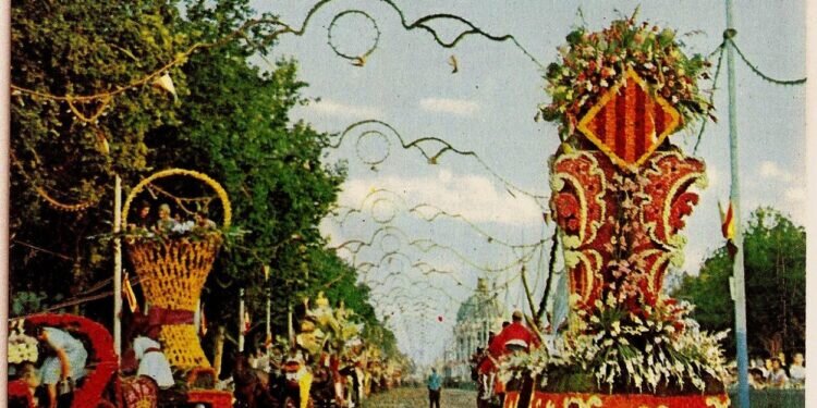 Breve reseña de la batalla de flores de Valencia