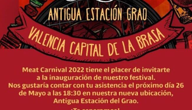 Agenda ‘Meat Carnival’ 2022 en Valencia