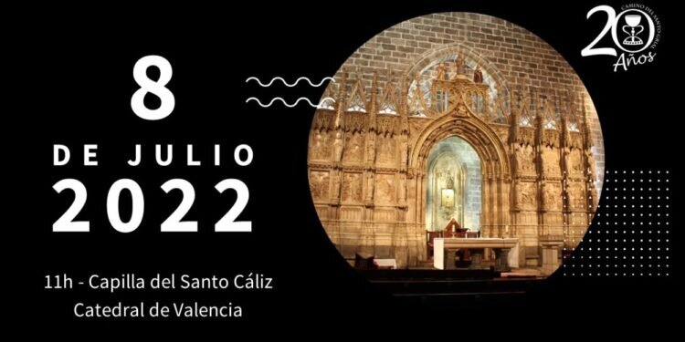 Acción de gracias en la Capilla del Santo Cáliz en el 20 Aniversario de la Asociación Cultural El Camino del Santo Grial