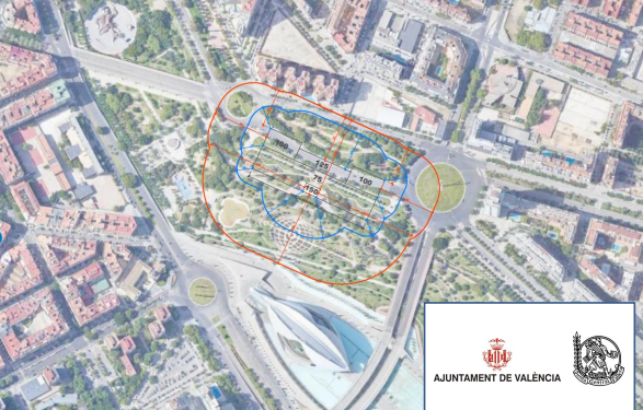 La Nit del Foc y los castillos de Fallas 2023 se dispararán desde el espacio situado tras el Palau de Les Arts