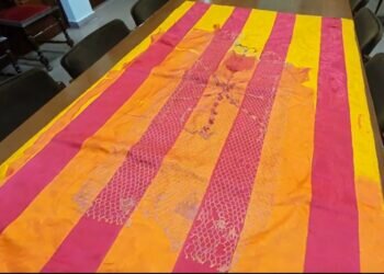 La Senyera regalada por Jaume I a la ciudad aragonesa de Daroca