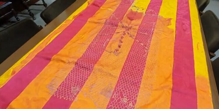 La Senyera regalada por Jaume I a la ciudad aragonesa de Daroca