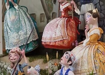 El ninot infantil de Almirante Cadarso-Conde Altea es indultado en la Exposición del Ninot 2023