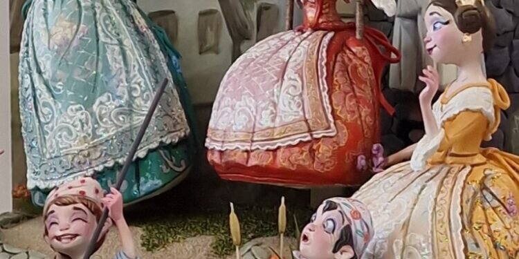 El ninot infantil de Almirante Cadarso-Conde Altea es indultado en la Exposición del Ninot 2023