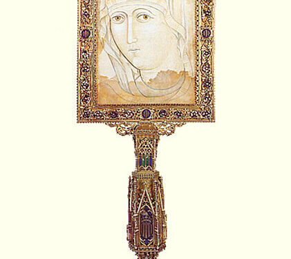 El relicario de la Verónica de la Virgen de «cierta filiación siciliana» y su historia en la Corona de Aragón