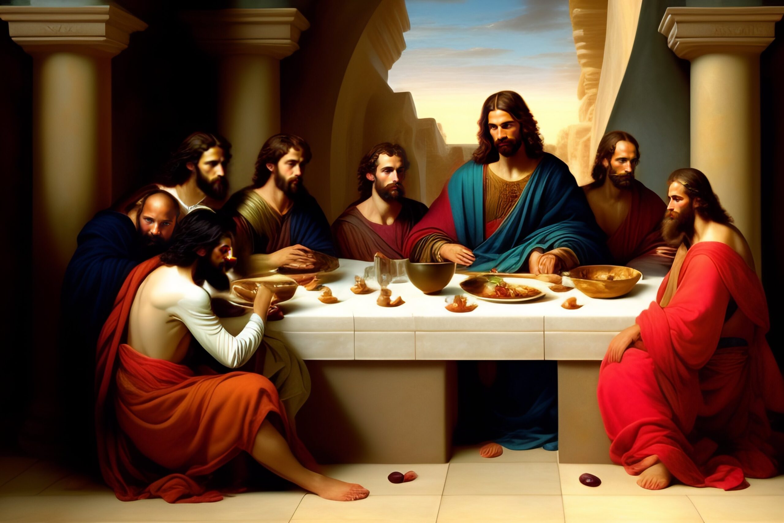 La Ultima Cena De Jesus Con Sus Apostoles Para Niños